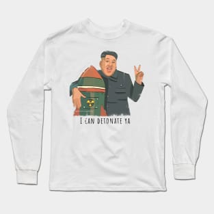 Kim Jong Un Long Sleeve T-Shirt